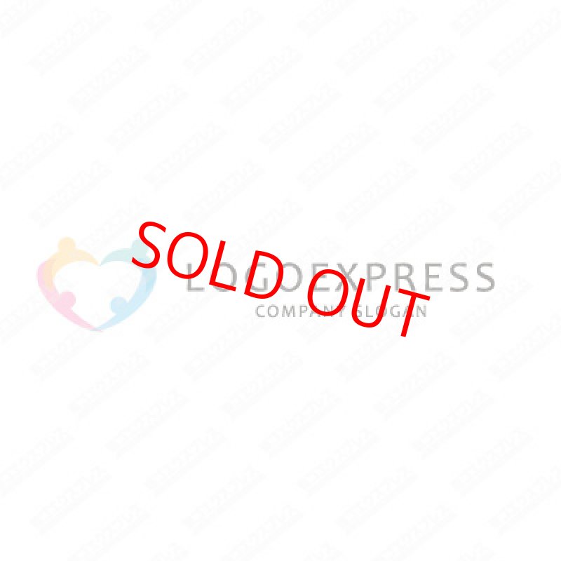 画像2: ハートと人のつながりを表現したロゴマーク (2)