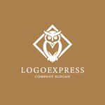 画像4: 信頼と知性を象徴する青いフクロウのロゴ (4)