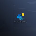画像11: 太陽と海の波のロゴ (11)