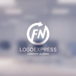 画像14: 矢印の円とFNのロゴ (14)
