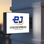 画像9: スピード感あふれるEJロゴ (9)