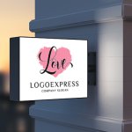 画像9: 手書き風「Love」とハートのロゴ (9)