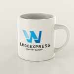 画像8: モダンな青いWのロゴ (8)