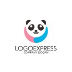 画像1: 親しみやすいパンダのロゴ (1)