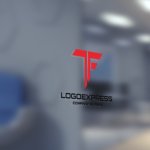 画像5: 幾何学的なTFのロゴ (5)