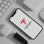 画像15: 幾何学的なTFのロゴ (15)