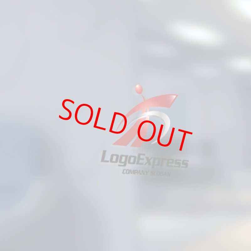 画像5: 情熱的な上昇と進歩を象徴するFと人のロゴ (5)