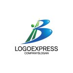画像3: 上昇する軌跡を伴うダイナミックなBのロゴ (3)