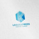 画像6: 六角形とラインで構成された「K」ロゴ (6)