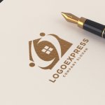画像12: 人と家をモチーフにした「O」のロゴ (12)