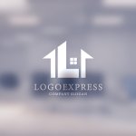 画像14: 「L」と家を組み合わせたロゴ (14)