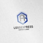 画像6: 六角形の「AG」ロゴ (6)