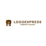 画像2: コーヒーカップを持つ可愛いクマのロゴ (2)