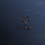画像11: コーヒーカップを持つ猫の可愛いロゴ (11)