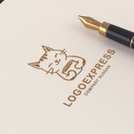 画像12: コーヒーカップを持つ猫の可愛いロゴ (12)