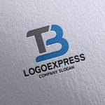 画像16: 「TB」を組み合わせたスタイリッシュなロゴ (16)