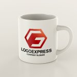 画像8: 六角形と「FG」を組み合わせたロゴ (8)