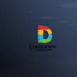 画像11: カラフルな筆塗り風「D」のロゴ (11)