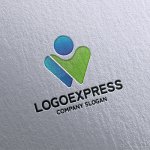 画像16: 人をモチーフにした「W」のロゴ (16)