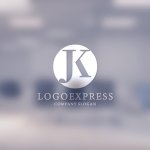 画像14: 円と「JK」を組み合わせたロゴ (14)