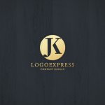 画像13: 円と「JK」を組み合わせたロゴ (13)