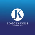 画像4: 円と「JK」を組み合わせたロゴ (4)