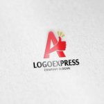 画像6: 「A」と親指を立てるアイコンを組み合わせたロゴ (6)