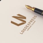 画像12: 「LN」を組み合わせた六角形のロゴ (12)