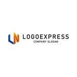 画像2: 「LN」を組み合わせた六角形のロゴ (2)