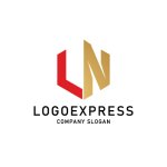 画像3: 「LN」を組み合わせた六角形のロゴ (3)