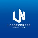 画像4: 「LN」を組み合わせた六角形のロゴ (4)