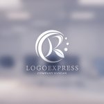 画像14: 円形の葉「R」のロゴ (14)
