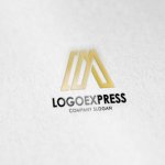 画像6: スタイリッシュな「M」のロゴ (6)