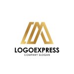 画像1: スタイリッシュな「M」のロゴ (1)