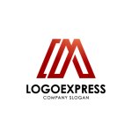 画像3: スタイリッシュな「M」のロゴ (3)