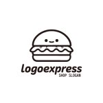 画像3: かわいいハンバーガーのロゴ (3)
