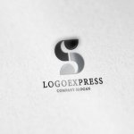 画像6: 構成されたスタイリッシュな「S」のロゴ (6)