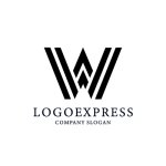 画像1: ストライプが印象的なWロゴ (1)