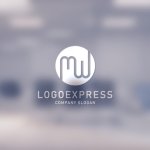画像14: 円形のロゴの中に「MW」 (14)