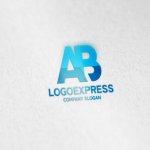 画像6: 「AB」を組み合わせたロゴ (6)