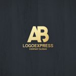 画像13: 「AB」を組み合わせたロゴ (13)