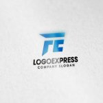 画像6: スピード感のある「FE」のロゴ (6)