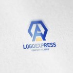 画像6: 六角形と「A」を組み合わせたロゴ (6)