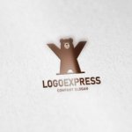 画像6: 「X」の形をした熊のロゴ (6)