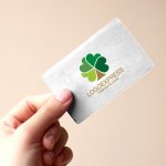 画像10: クローバーの葉を持つ木のロゴ (10)