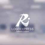 画像14: 躍動感のある「R」と球体のロゴ (14)