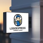 画像9: 電気工事業者の可愛いキャラクターロゴ (9)