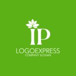 画像4: ロータスの葉と「IP」を組み合わせたロゴ (4)