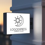 画像9: 太陽と月のテクノロジーロゴ (9)