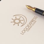 画像12: 太陽と月のテクノロジーロゴ (12)